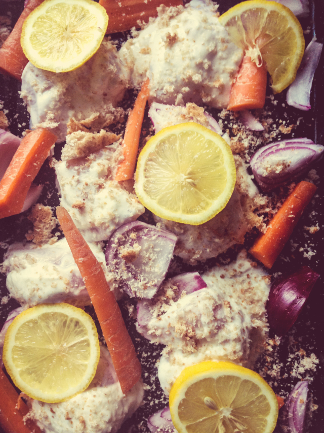 Garlic Lemon Yoghurt Chicken sotehadventurebegins.com